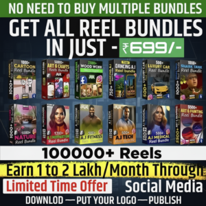 🔥 1,70,000+ Viral Reels Bundle — Create, Grow & Earn Online
